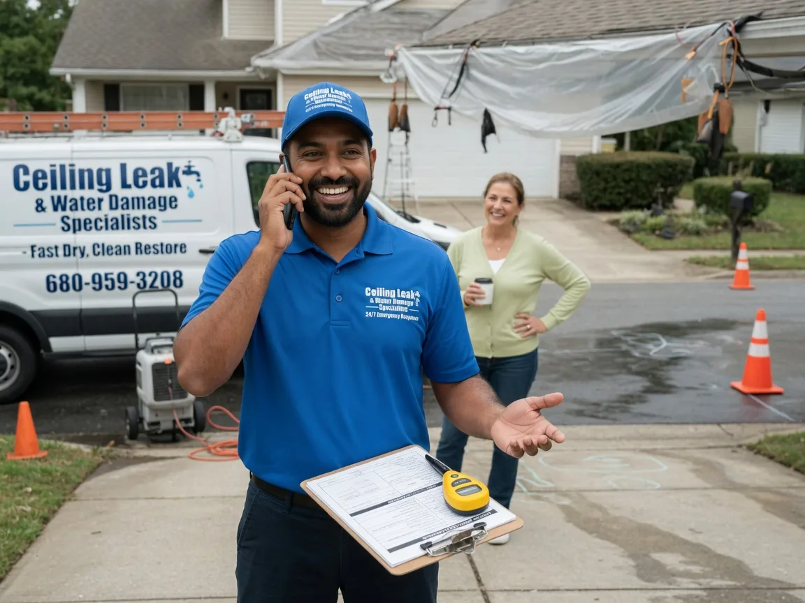 Ceiling Leak Cleanup Glidden, IA FAQs